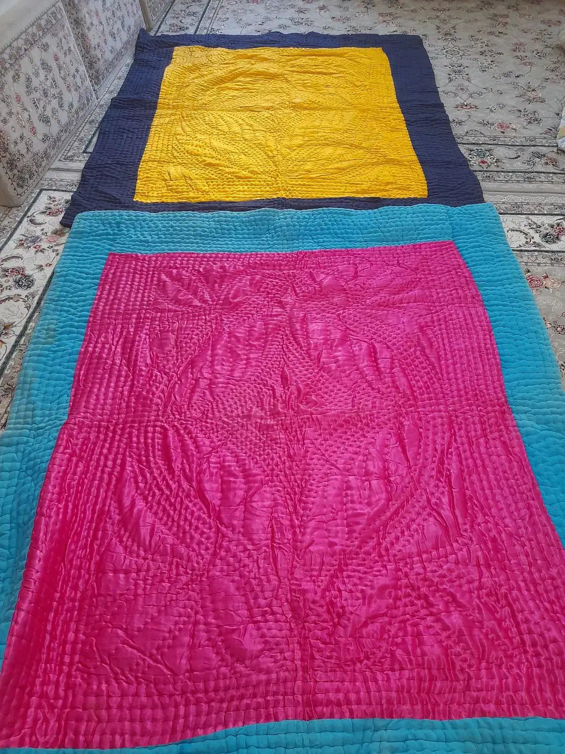 دوعددلحف تمیز بدون پارگی|رختخواب، بالش، پتو|سرپل ذهاب, |دیوار