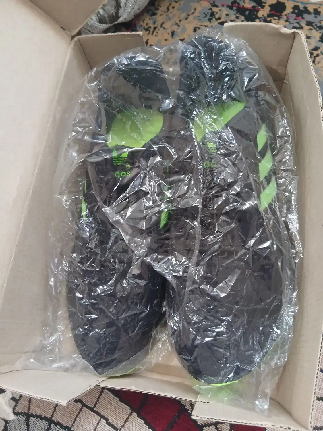 کفش ادیداس مشکی سبز|کیف، کفش، کمربند|گلبهار, شهر جدید گلبهار|دیوار