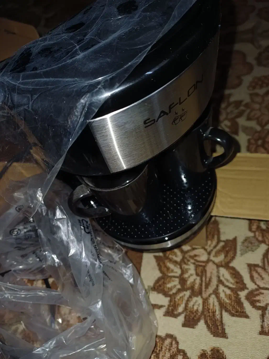 قهوه ساز سافلون saflon coffee maker|سماور، چایساز، قهوهساز|رشت, صفاری|دیوار