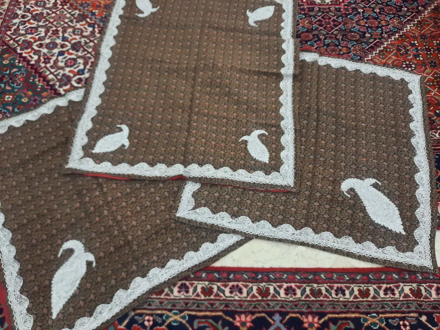 رومیزی قدیمی|پرده، رانر، رومیزی|تهران, سازمان برنامه شمالی|دیوار
