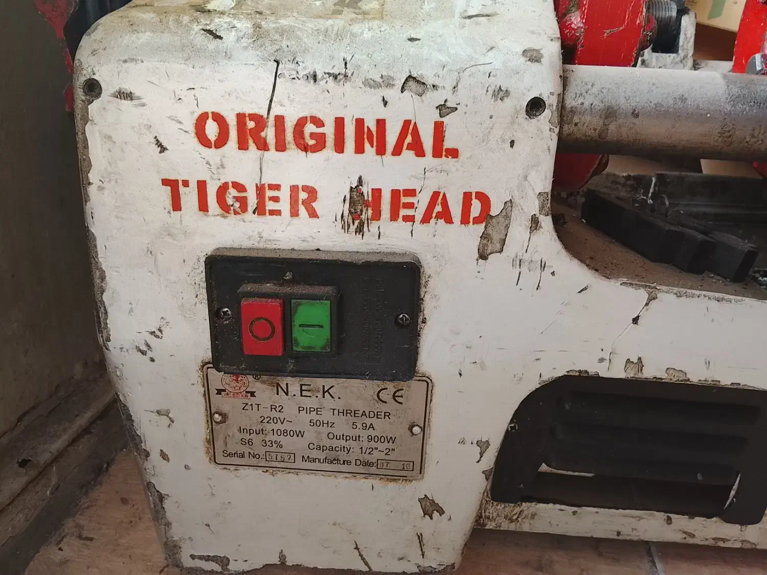 دستگاه حدیده هدیده برقی تایگر ۲ اینچ|ماشین‌آلات صنعتی|تهران, استاد معین|دیوار