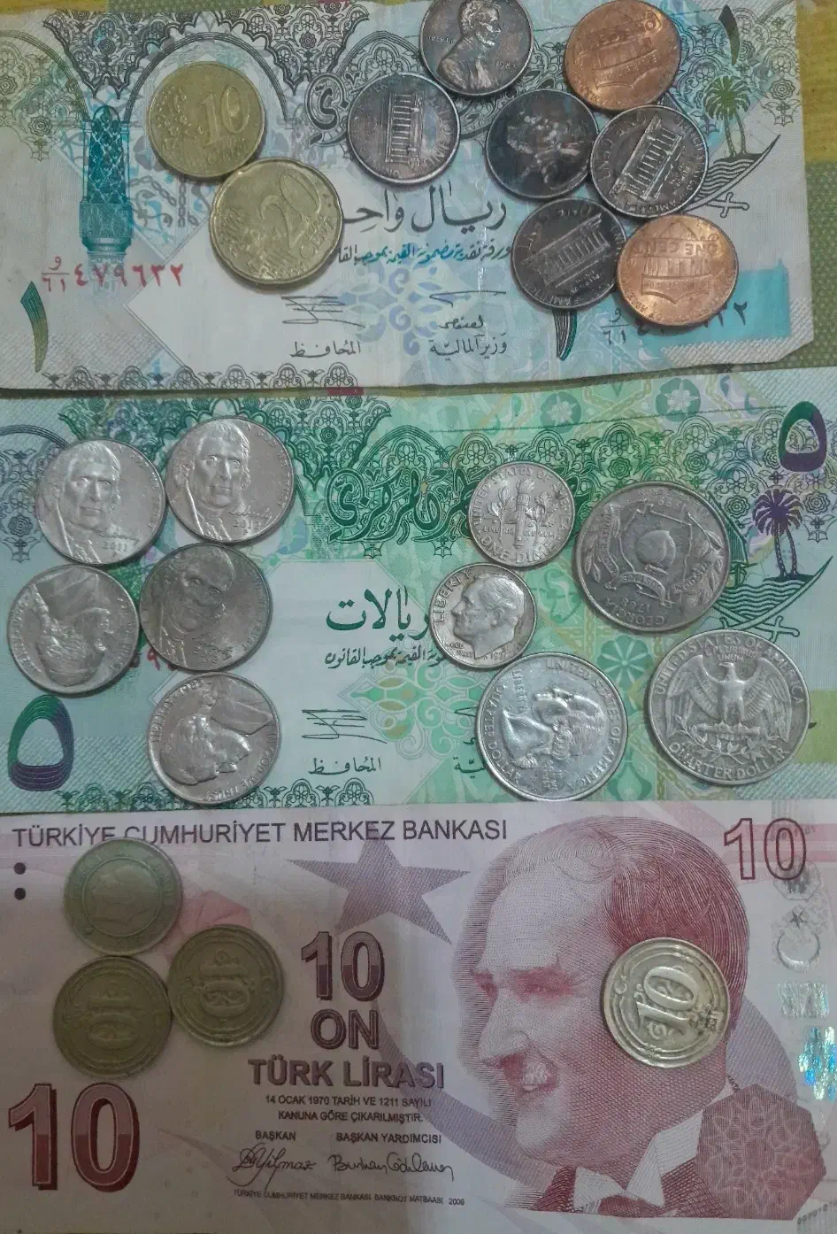 اسکناس و سکه خارجی|کلکسیون سکه، تمبر، اسکناس|کرج, حسین‌آباد|دیوار