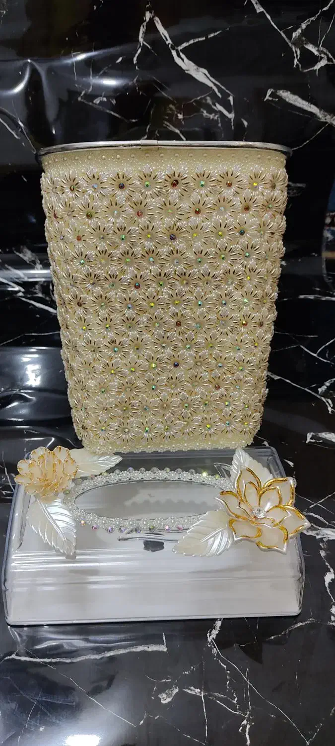 سطل و جا دستمال کاغذی|صنایع دستی و سایر لوازم تزئینی|جهرم, |دیوار