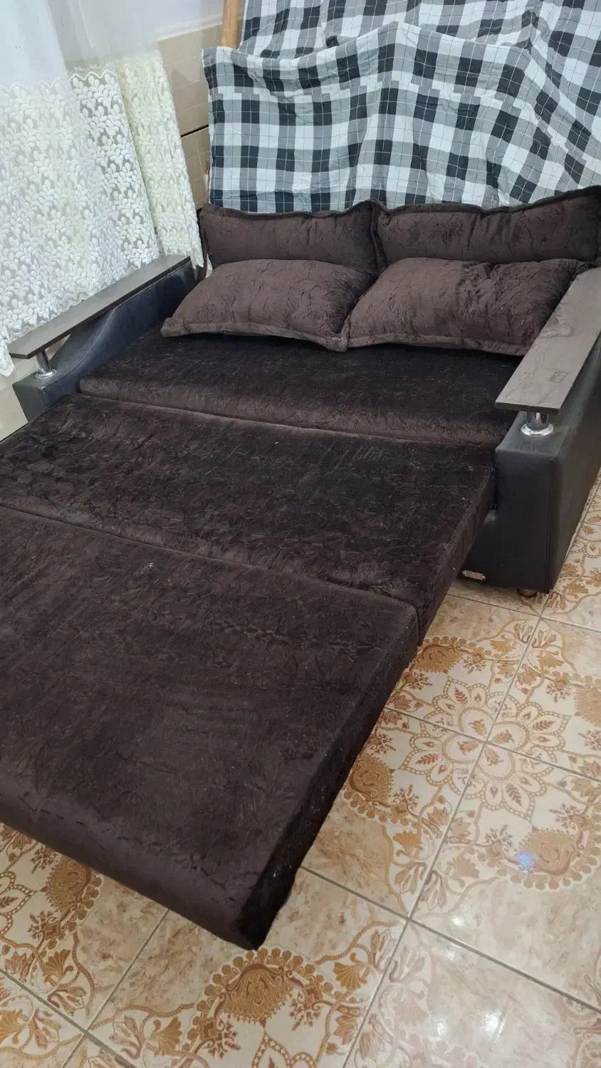 مبل سه نفره تخت شو|تخت و سرویس خواب|شیراز, شهرک رضوان|دیوار