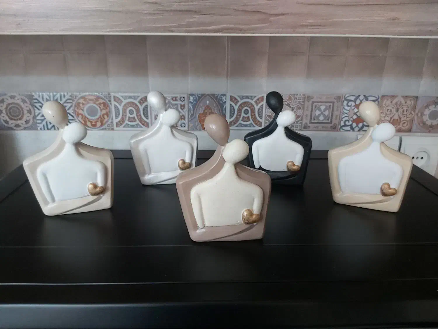 دکوری زوج عاشق مینیمال|مجسمه، تندیس، ماکت|کیش, |دیوار