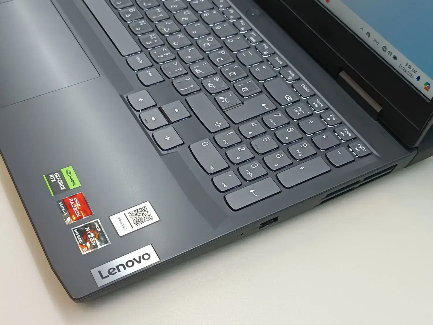 لپ تاپ Lenovo GAMING 3 گرافیک RTX3050 در حد اقساط|رایانه همراه|بروجرد, |دیوار