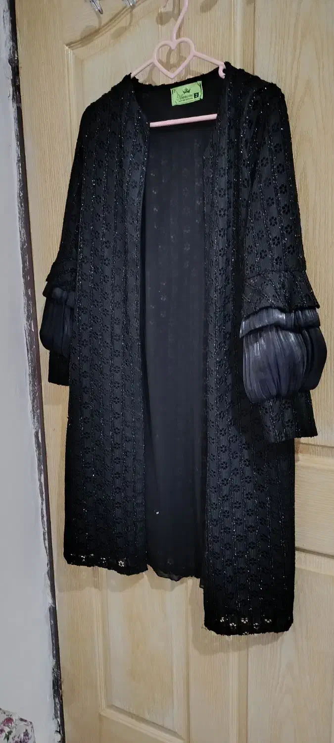 مانتو مشکی بلند شاین دار|لباس|پیشوا, |دیوار