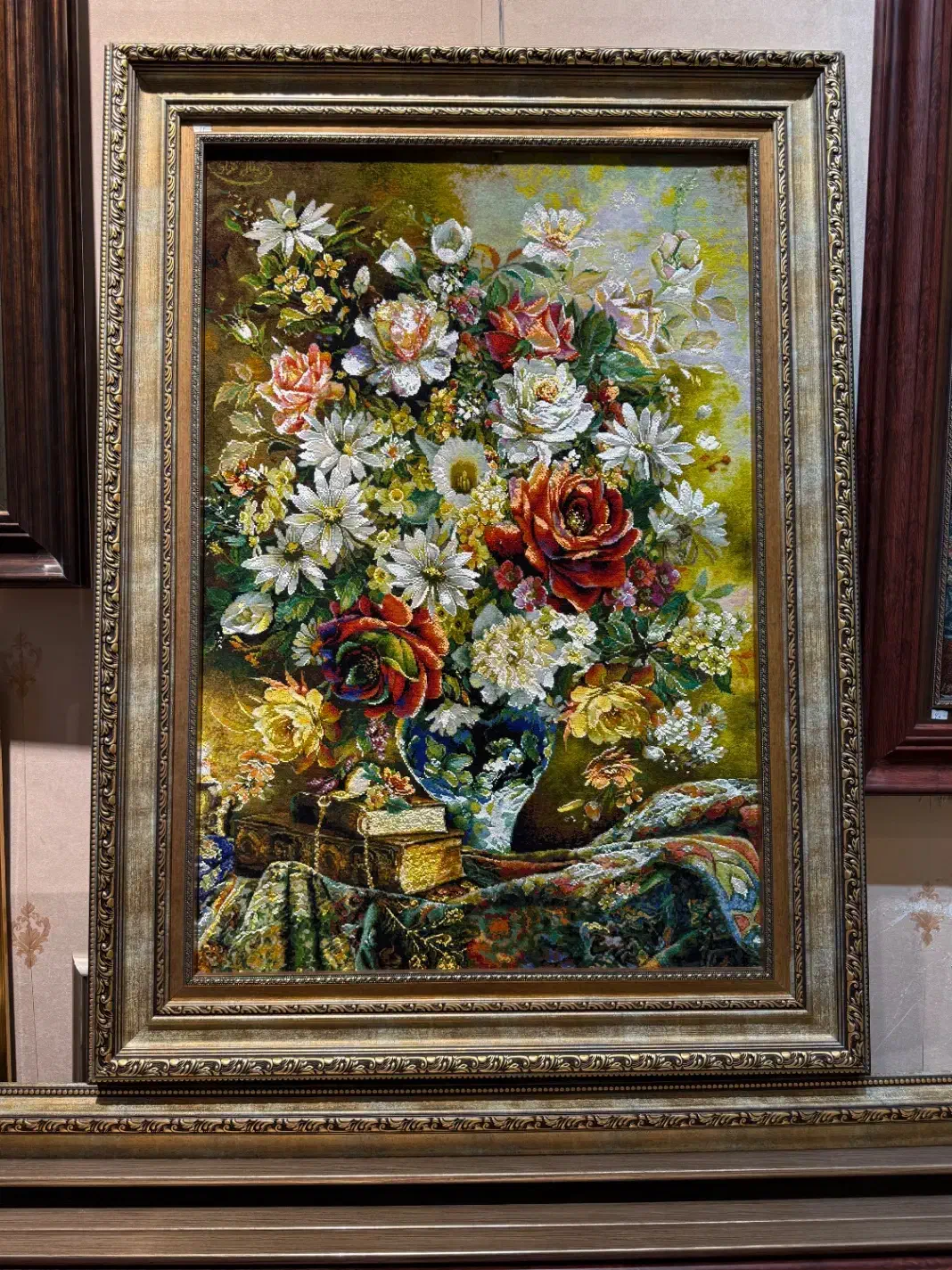 تابلو فرش دستباف گل تاپ قدی *|تابلو فرش|تهران, کامرانیه|دیوار