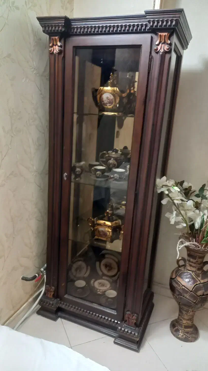 گنجه وساعت|بوفه، ویترین، کنسول|مشهد, کارمندان دوم|دیوار