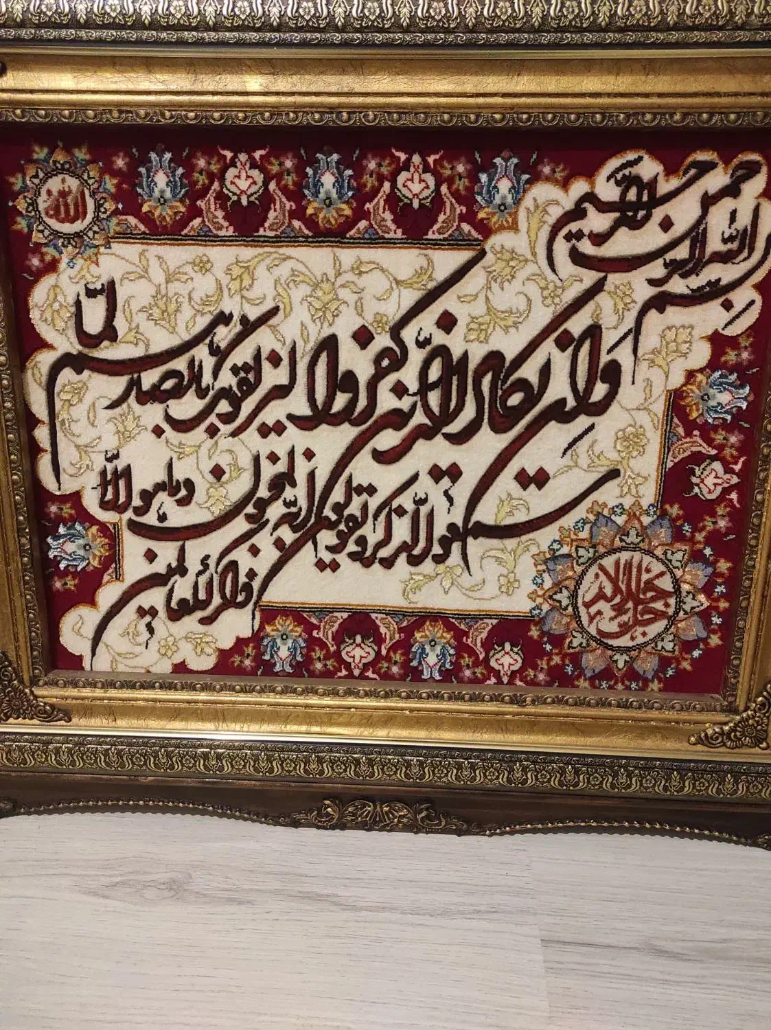 تابلو فرش|تابلو فرش|اردبیل, |دیوار