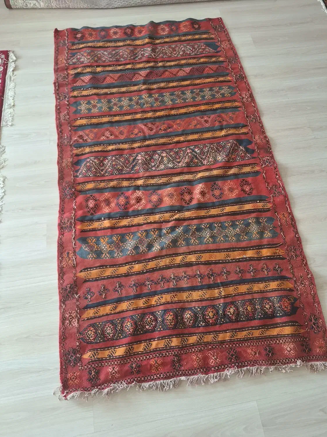 گلیم دستبافت قدیمی|گلیم، جاجیم، گبه|تبریز, |دیوار