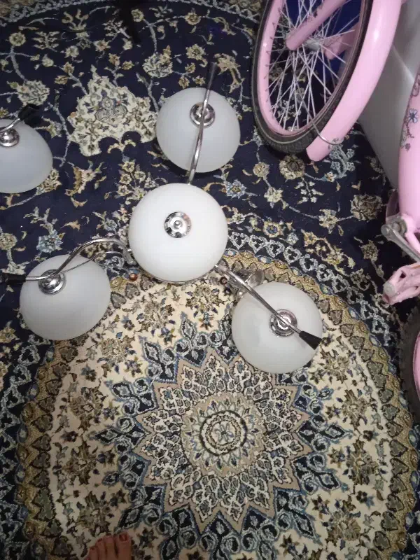 دوعدد لوستر|لوستر و چراغ آویز|شیراز, جوادیه|دیوار