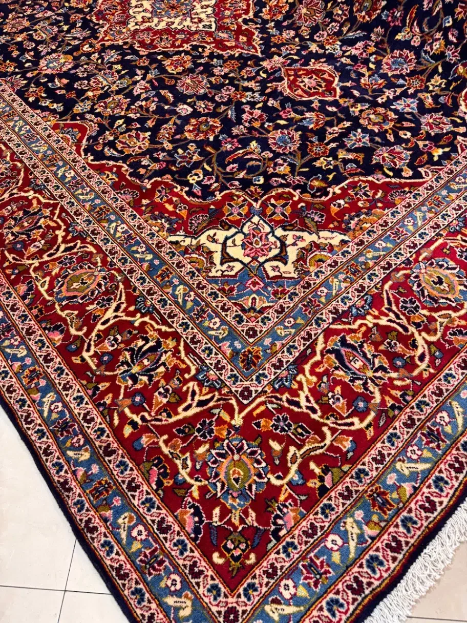 ۱۲ متری دستباف کاشان پشم اعلا ریزبافت آنتیک|فرش|تهران, جهاد|دیوار