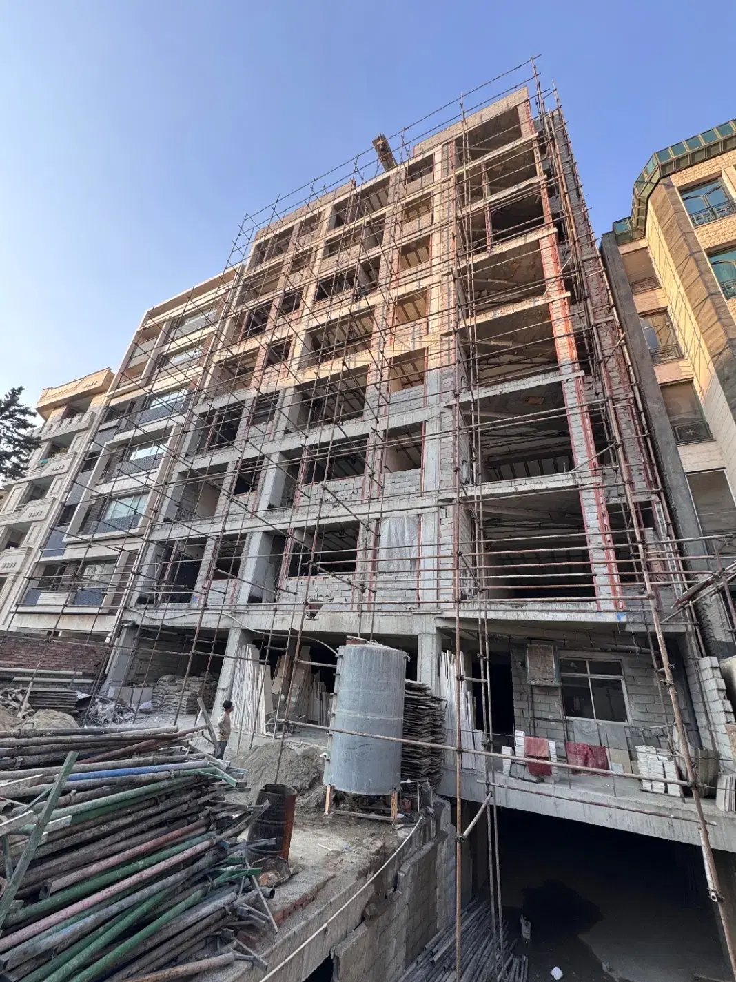 Metal scaffolding of the new structure داربست فلزی|خدمات پیشه و مهارت|تهران, کرمان|دیوار