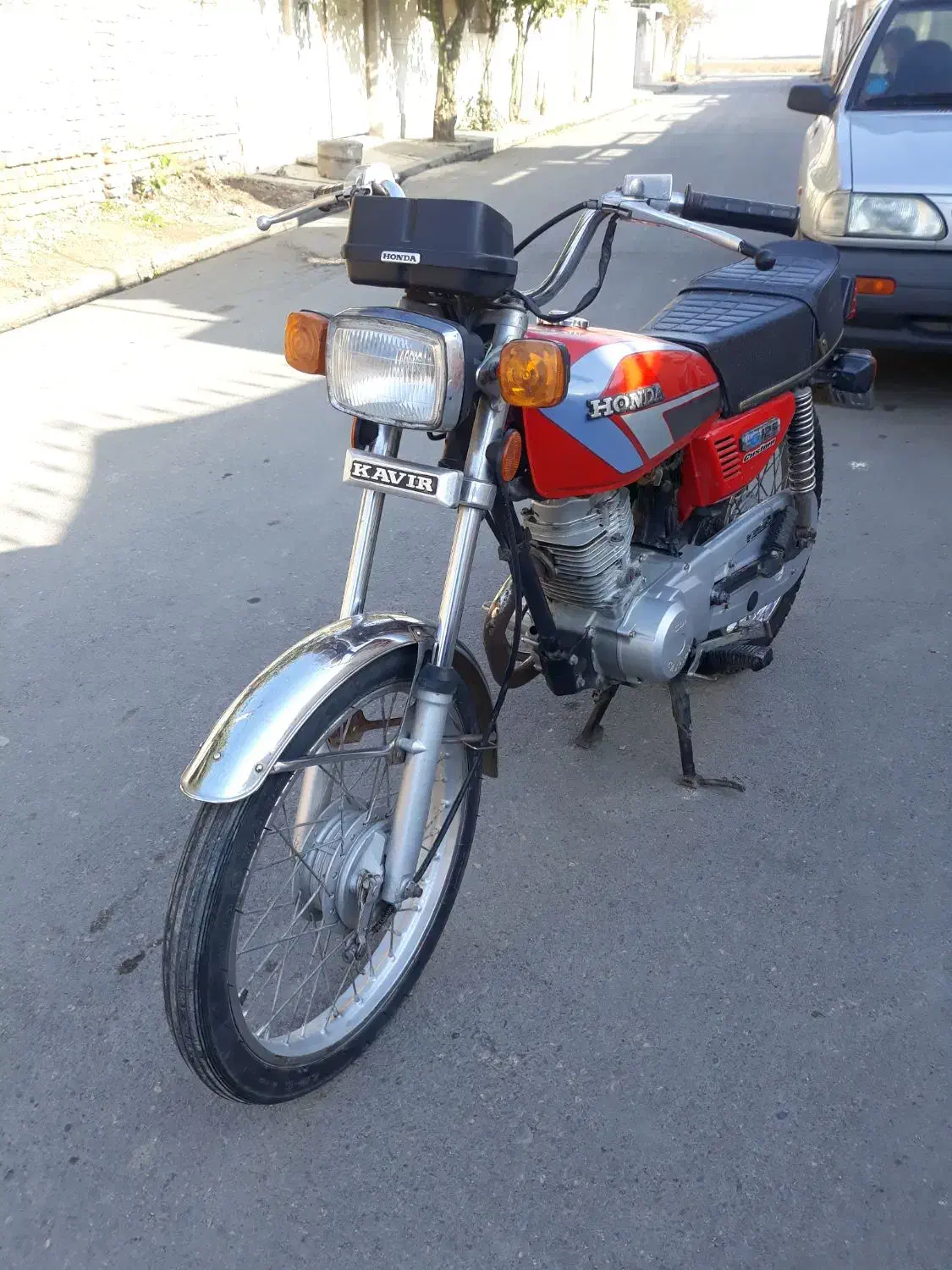 موتور هندا مدارک کامل پلاک ملی موتوری لال لال|موتورسیکلت|گنبد کاووس, |دیوار