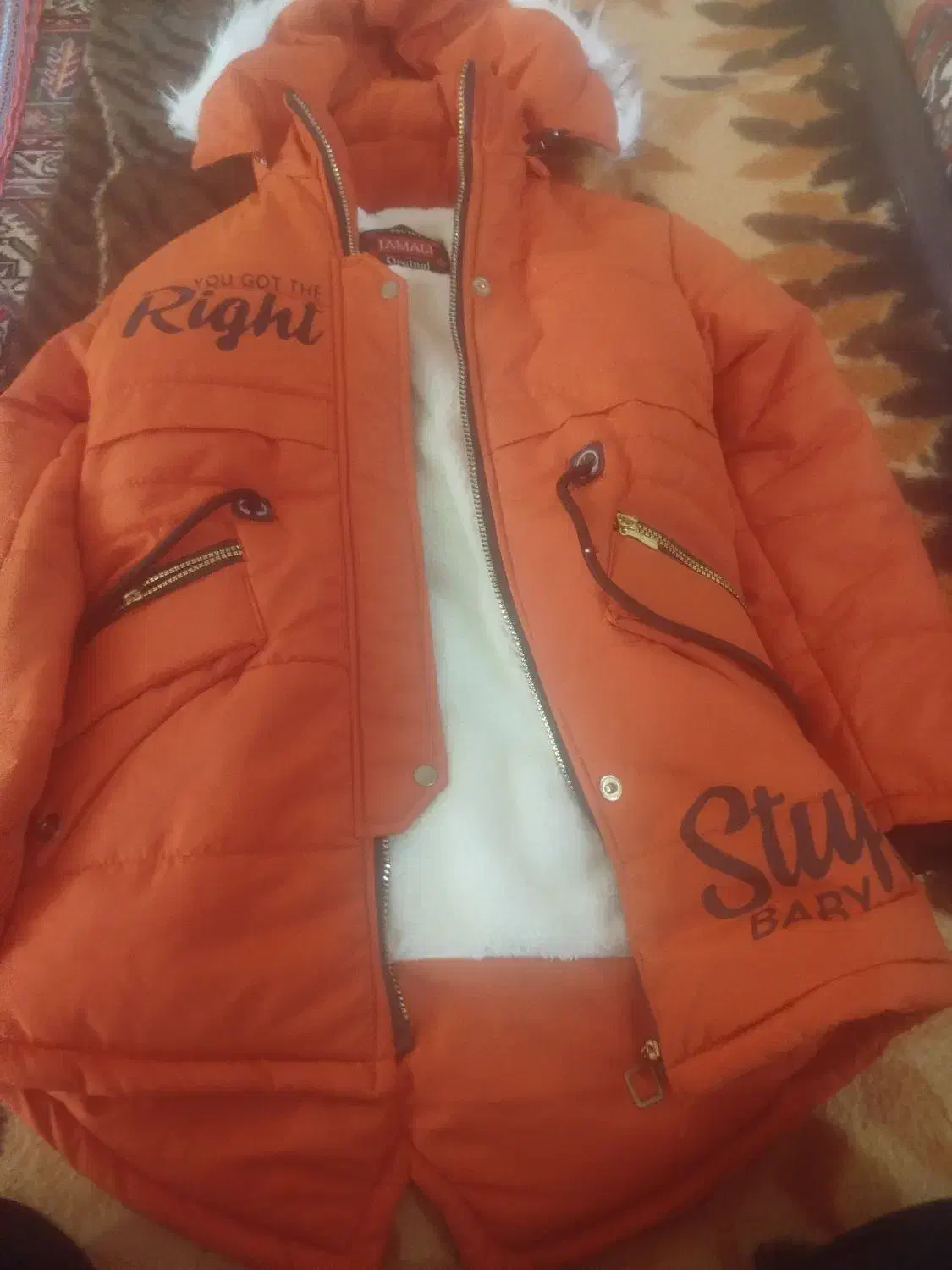 کاپشن دخترانه|کفش و لباس بچه|خوی, |دیوار