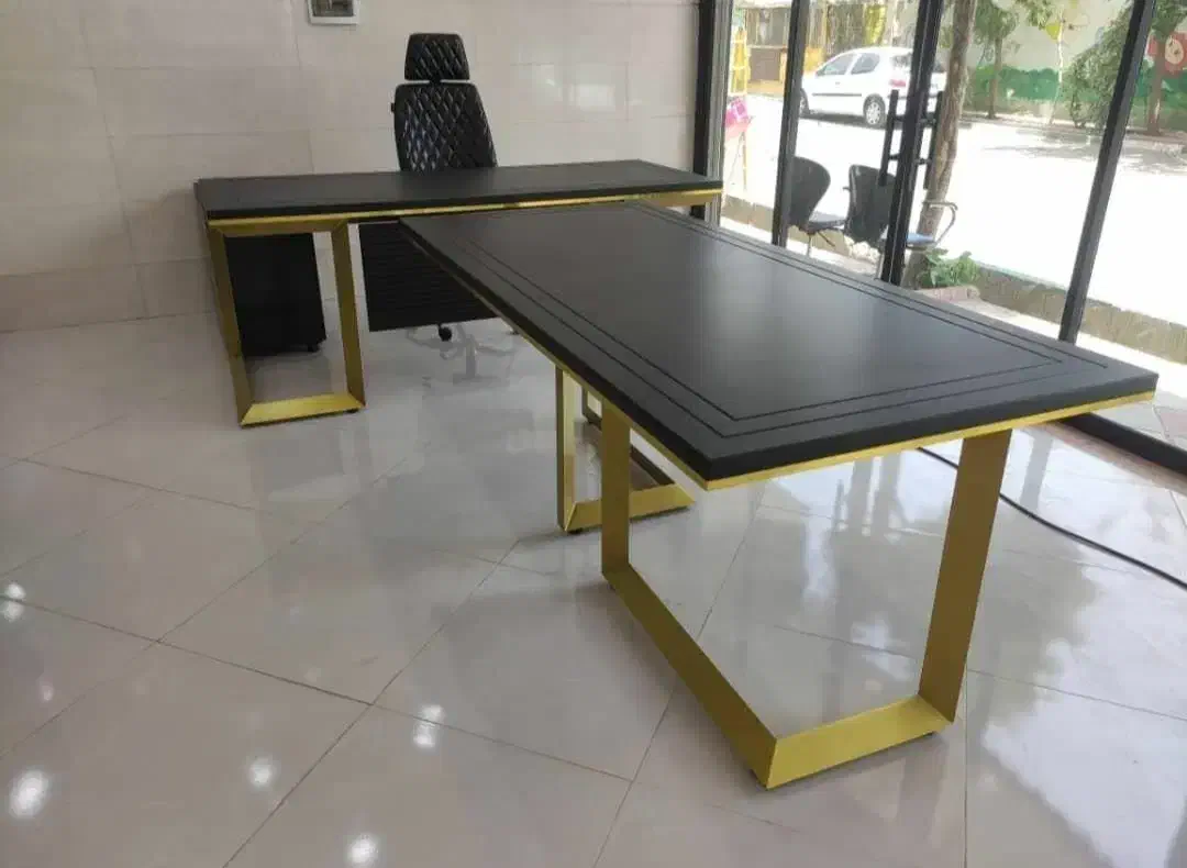 میز پایه فلزی/میز کنفرانس/میز مدیریت|دفتر کار|سنندج, |دیوار