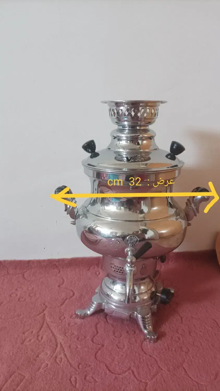 سماور گازی درحد با کارتن|سماور، چایساز، قهوهساز|سنقر, |دیوار