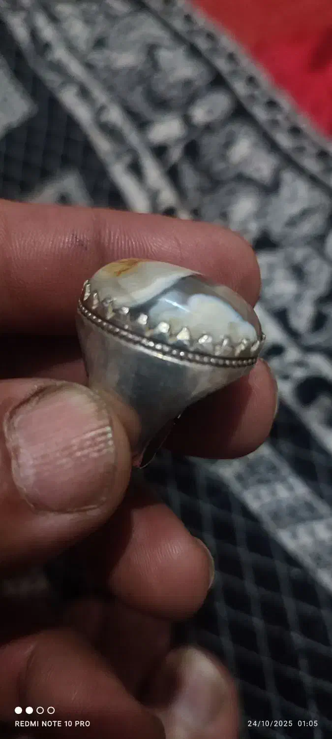 انگشتر عقیق سلیمانی اصل|جواهرات|اهواز, حصیرآباد|دیوار