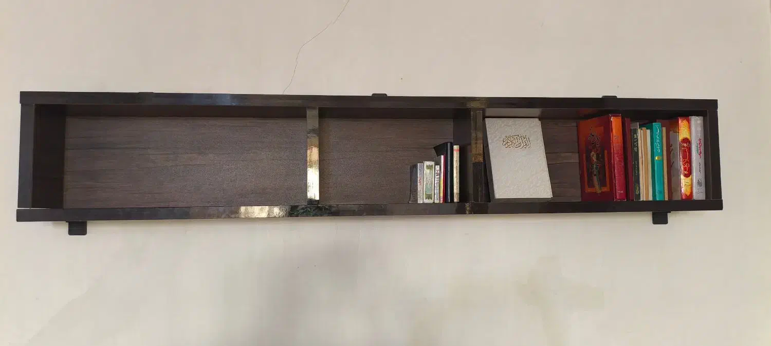 کتابخانه شلف|کتابخانه، شلف، قفسه‌های دیواری|مسجد سلیمان, |دیوار