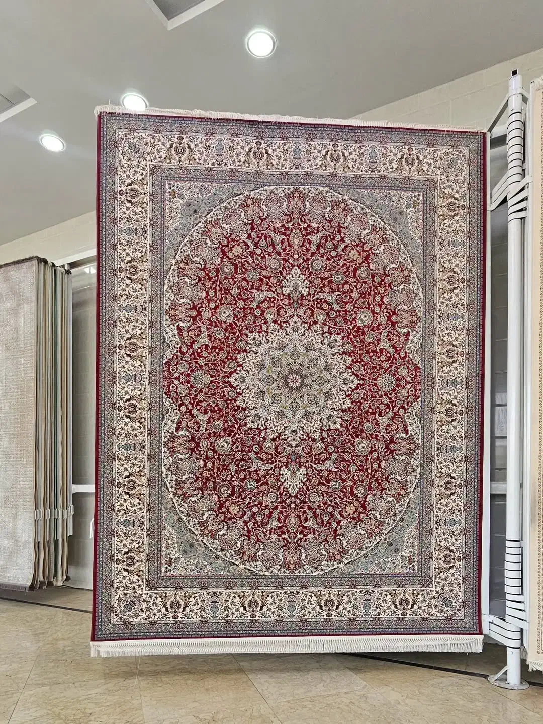 فرش آبنوس کاشان صفاری نمایشگاه قاجار1200شانه|فرش|شیراز, فرگاز|دیوار
