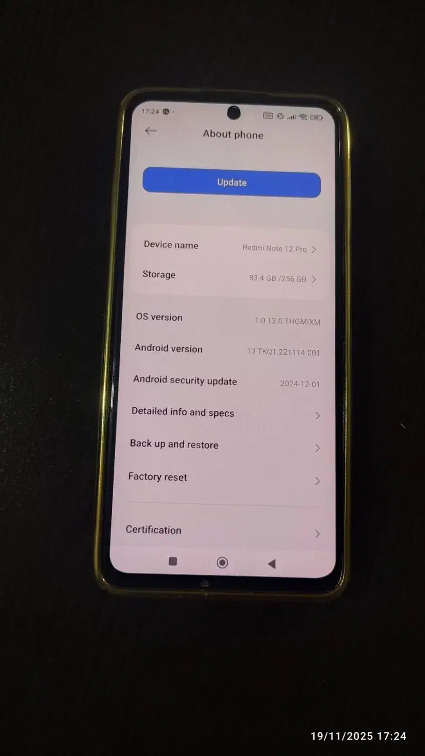نوت 12 پرو|موبایل|کارزان, |دیوار