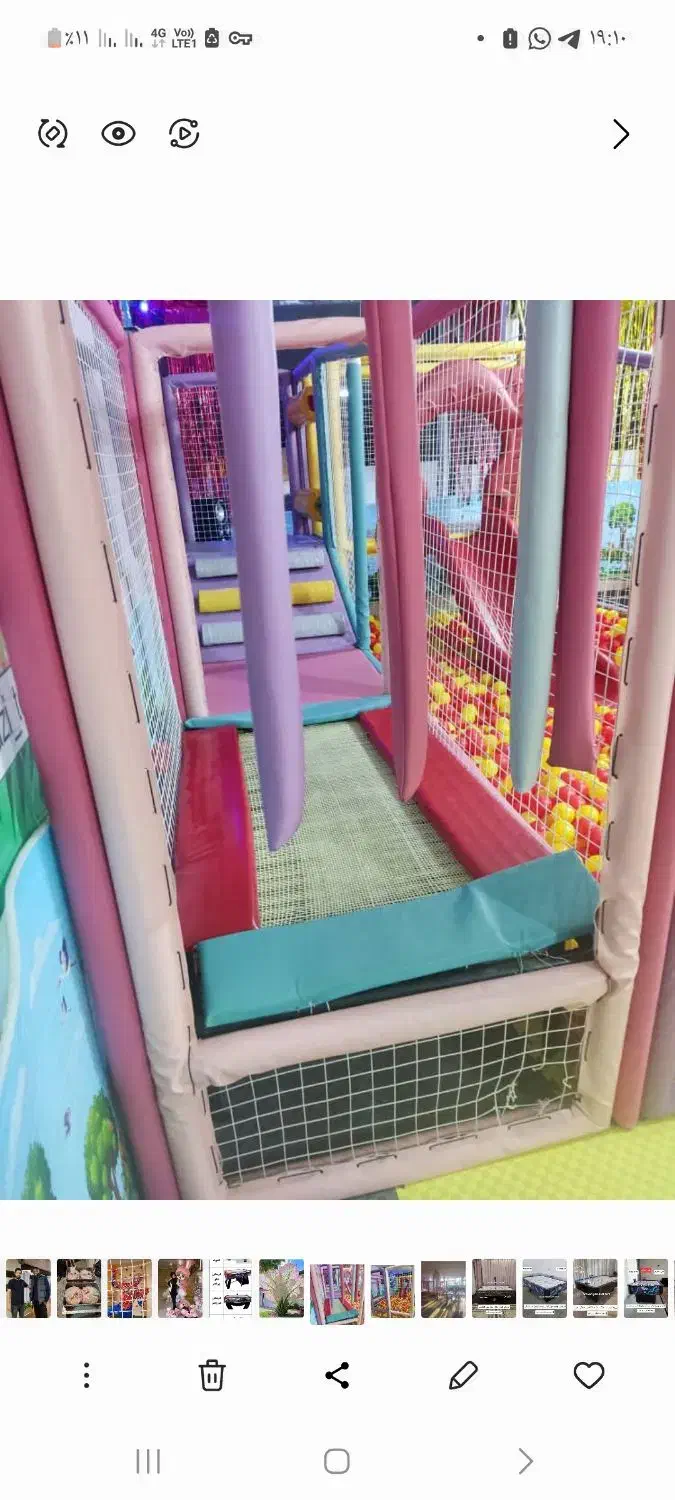 یک عدد سافت پلی خانه بازی|اسباب‌‌بازی|بروجرد, |دیوار