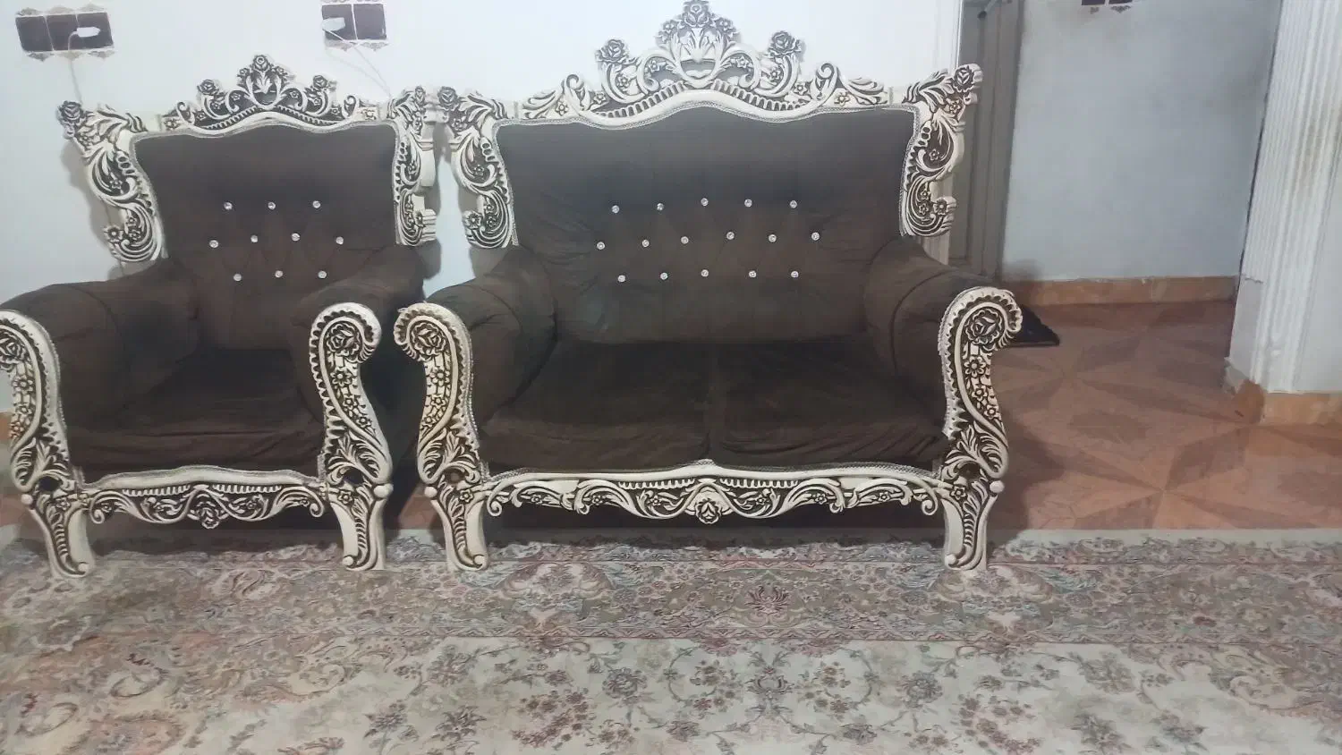 مبل سلطنتی|مبلمان خانگی و میز عسلی|سنگر, |دیوار