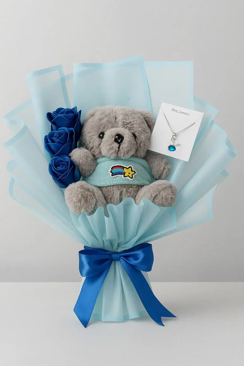 اکسسوری باکس هدیه دسته گل عروسکی|گل مصنوعی|یزد, |دیوار