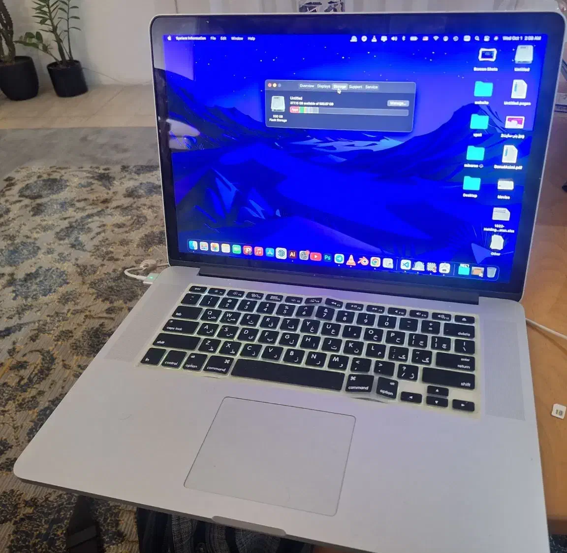 Macbook 2013 Late  Retina Corei7|رایانه همراه|اسلام‌شهر, شهرک قائمیه|دیوار