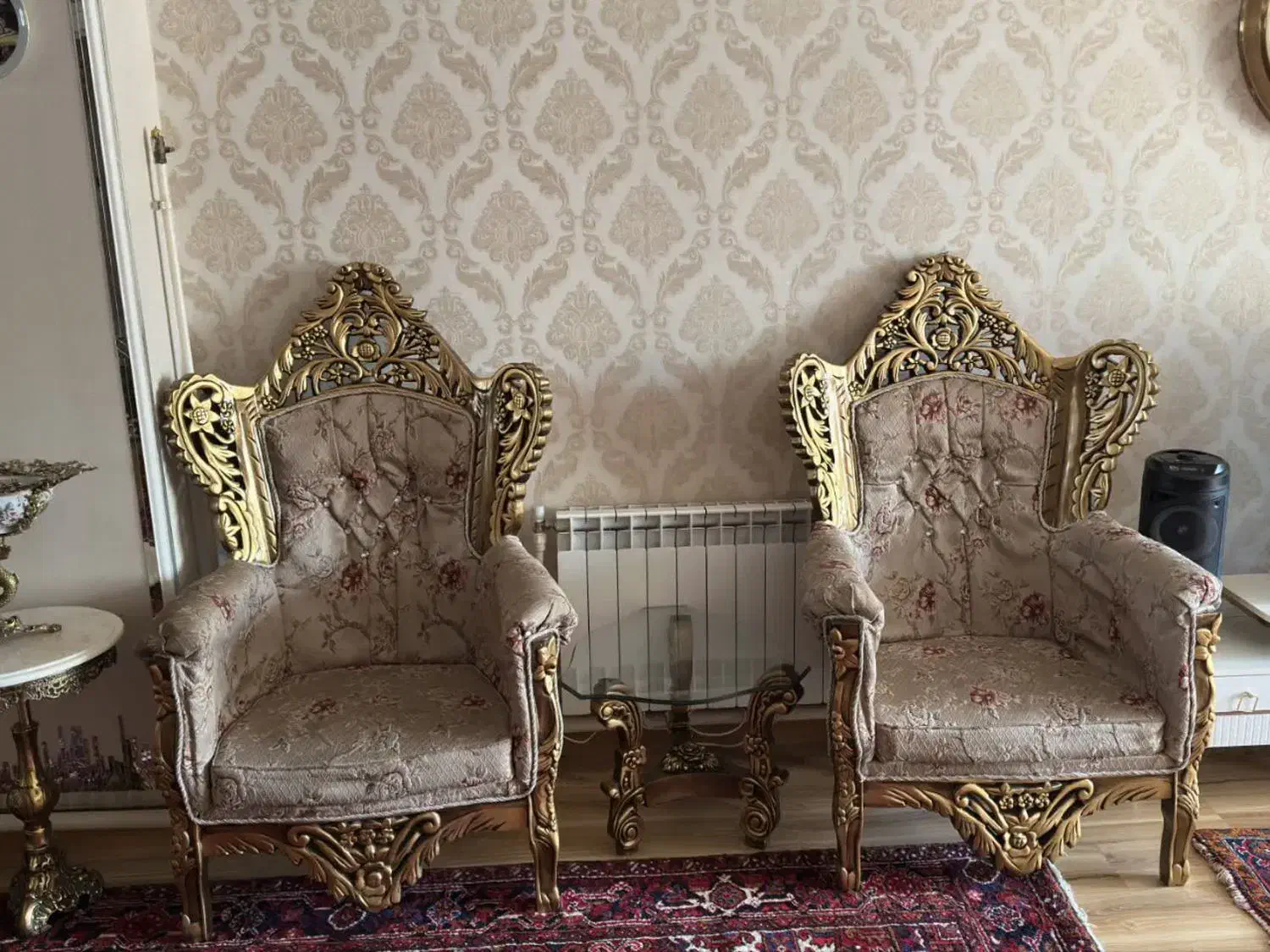 مبل نه نفره با سه عدد جلومبلی و روکش پارچه ای|مبلمان خانگی و میز عسلی|تبریز, |دیوار