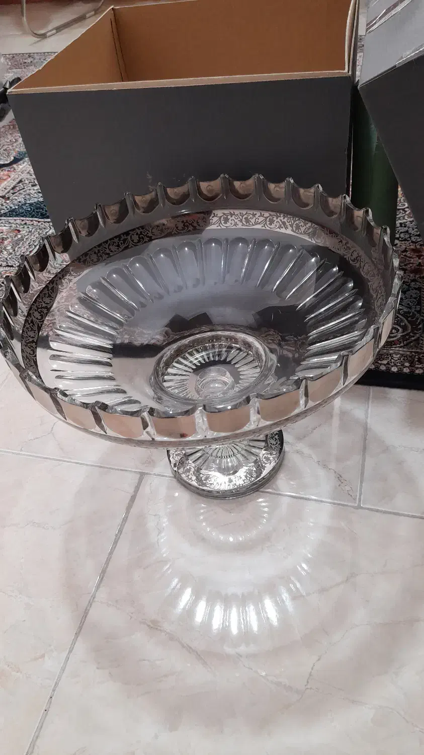 ظرف پذیرایی میوه بوهمیا|ظروف سرو و پذیرایی|قائمشهر, |دیوار