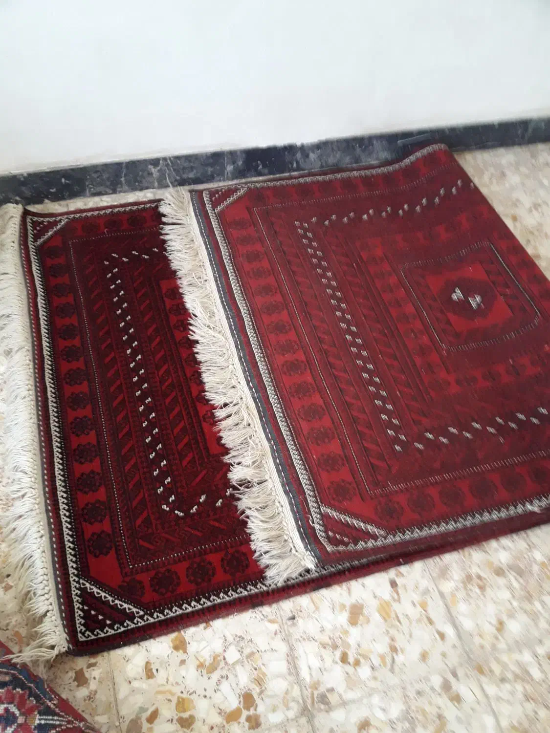 قالیچه دستباف نو (طرح معدن )|فرش|اندیشه, اندیشه فاز ۳|دیوار