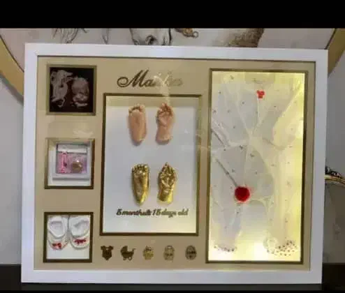 یادگاری دست و پا کودک|مجسمه، تندیس، ماکت|کرج, گلشهر|دیوار