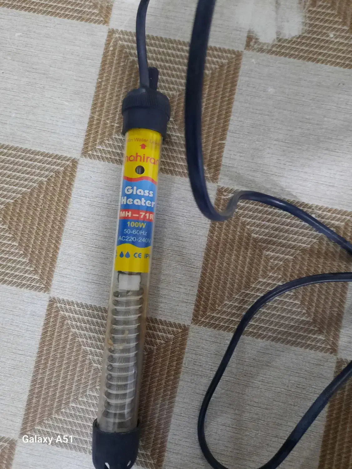 بخاری آکواریوم ماهیران 100w|ماهی|اراک, |دیوار