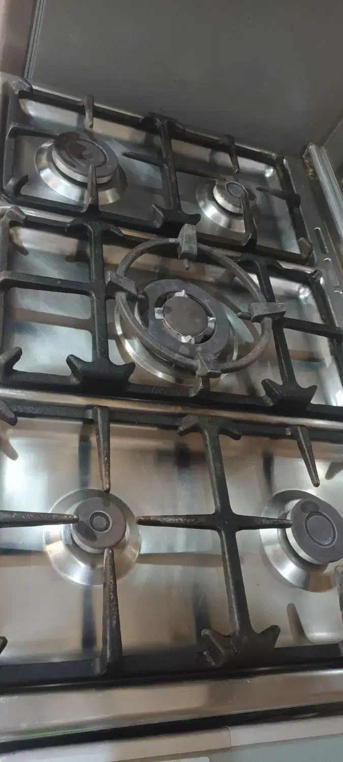 اجاق گاز ۵ شعله تمام استیل لوفرا ایتالیایی|اجاق گاز و لوازم برقی پختوپز|هشتگرد, شهرک ولیعصر (مصلی)|دیوار