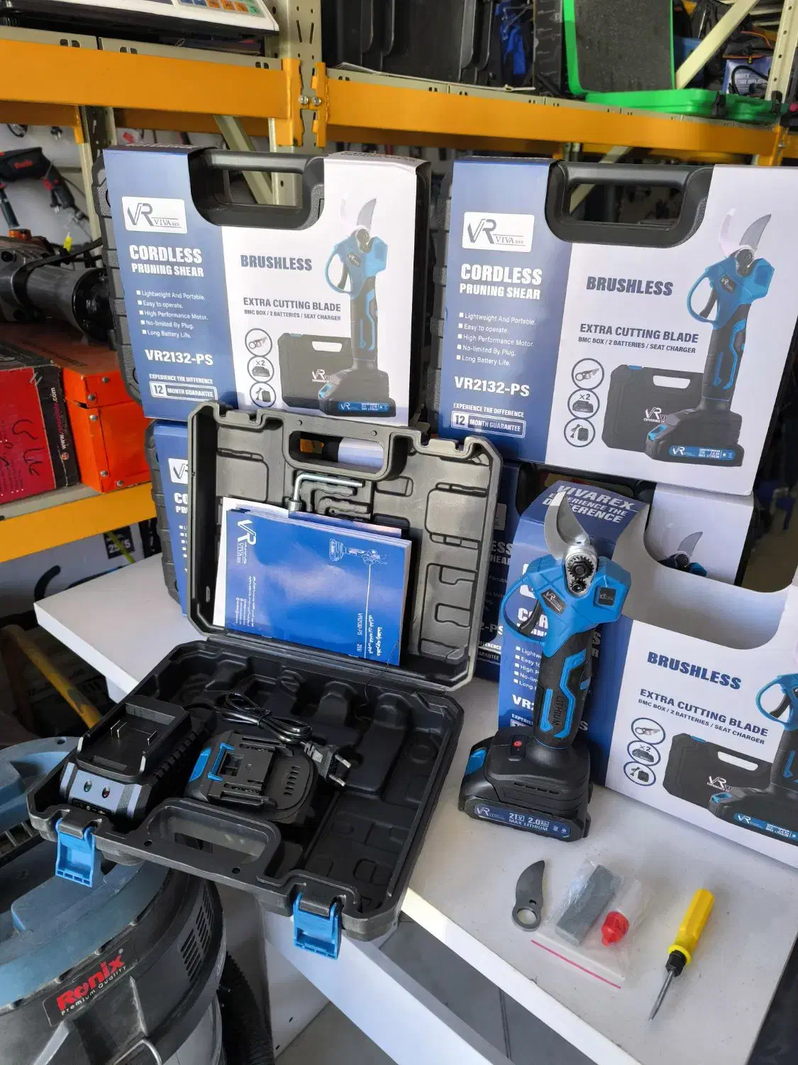 اره شارژی ۲۰ سانت ویوارکس با جعبه ابزار رسولی|ابزارآلات|بیرجند, |دیوار