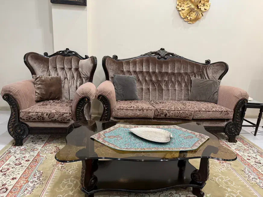 مبلمان ترک /تمیز /بسیاربا دوام|مبلمان خانگی و میز عسلی|گنبد کاووس, |دیوار