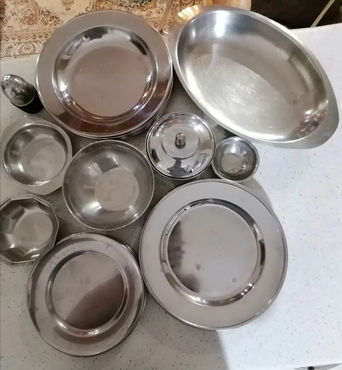 ظروف استیل|ظروف سرو و پذیرایی|کرج, شهرک بنفشه|دیوار