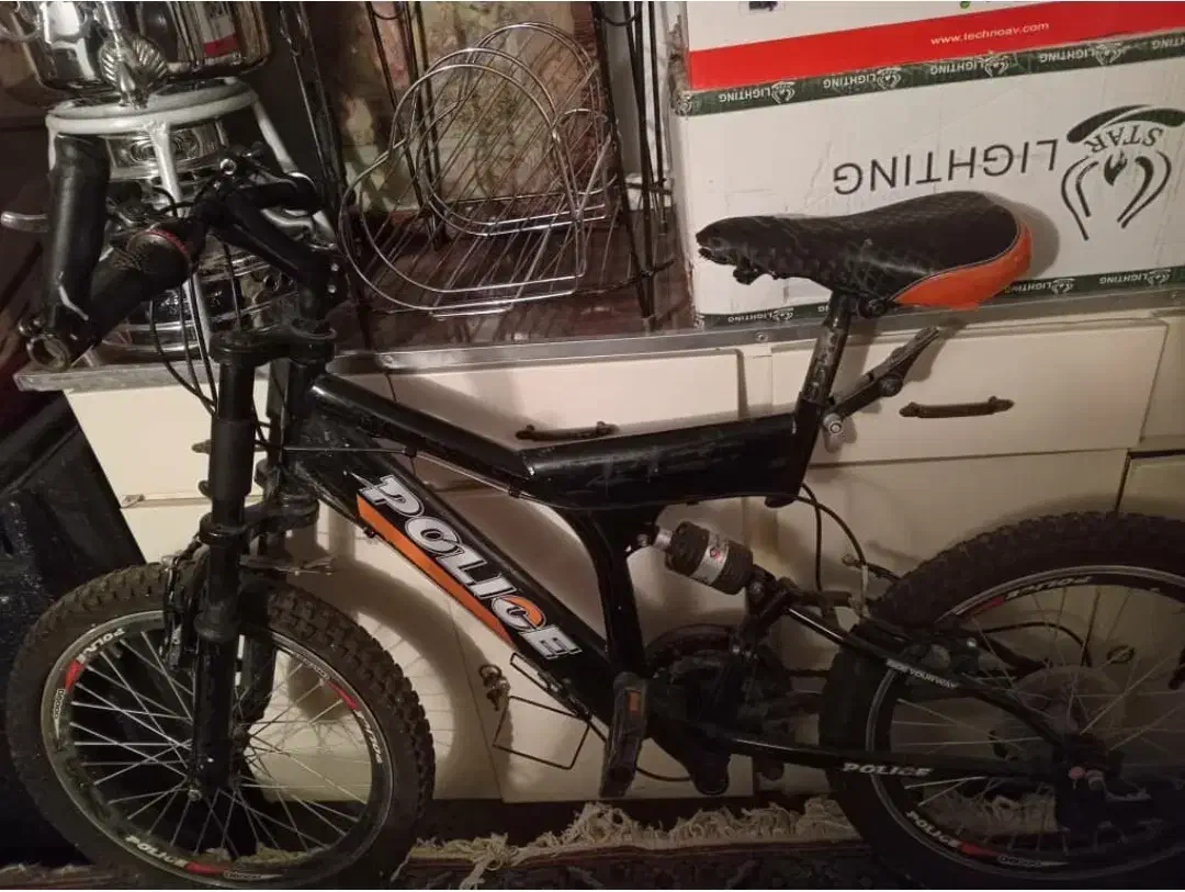 دوچرخه دنده دار پلیس سایز 26|دوچرخه، اسکیت، اسکوتر|سلماس, |دیوار