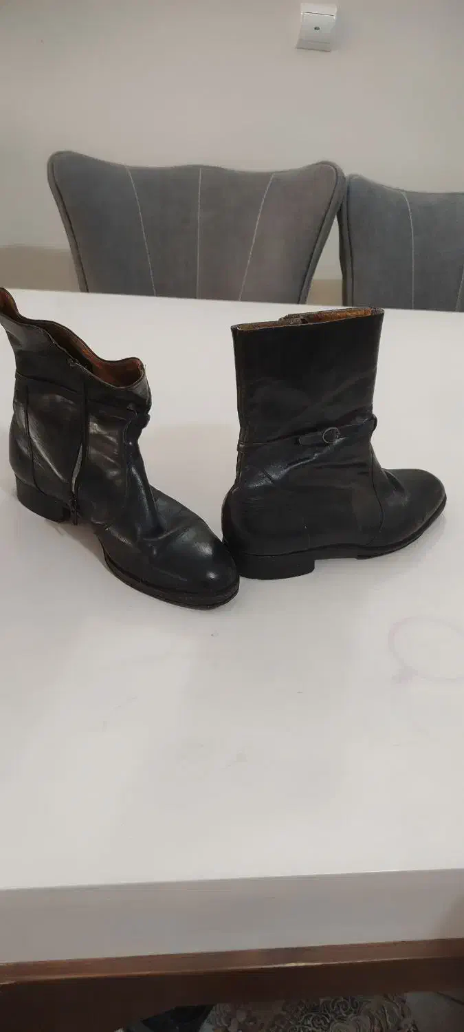 بوت مردانه چرم ایتالیا، سایز ۴۳|کیف، کفش، کمربند|پردیس, فاز ۲|دیوار