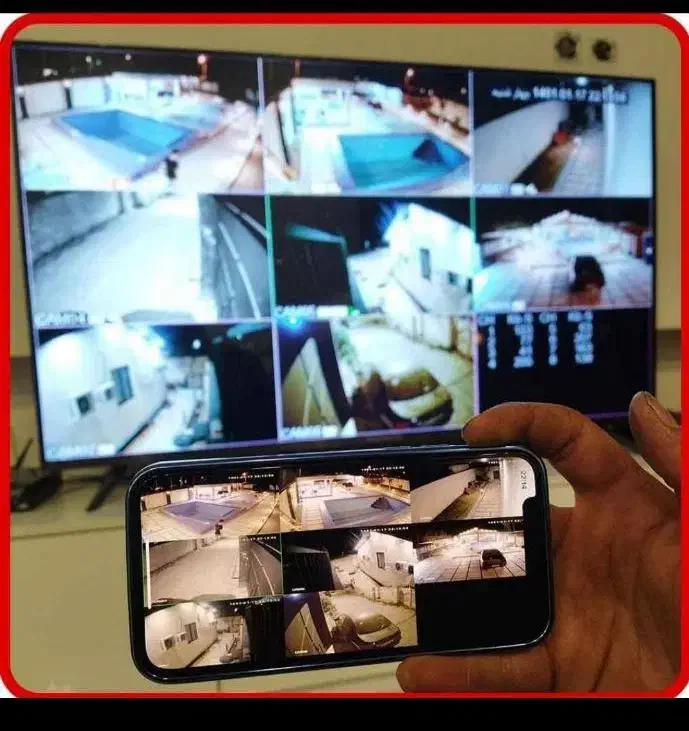 +پک امنیتی جامع٪/دوربین مداربسته 4کانال 5MP|دوربین مداربسته|ایلام, |دیوار