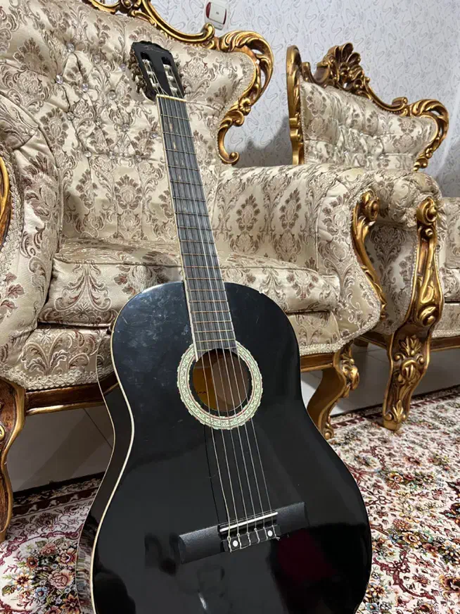 گیتار مشکی مدلAC39B/K|گیتار، بیس، امپلیفایر|ساری, |دیوار