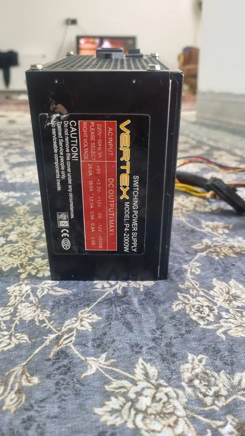 پاور کامپیوتر 2000w|قطعات و لوازم جانبی رایانه|سیرجان, |دیوار