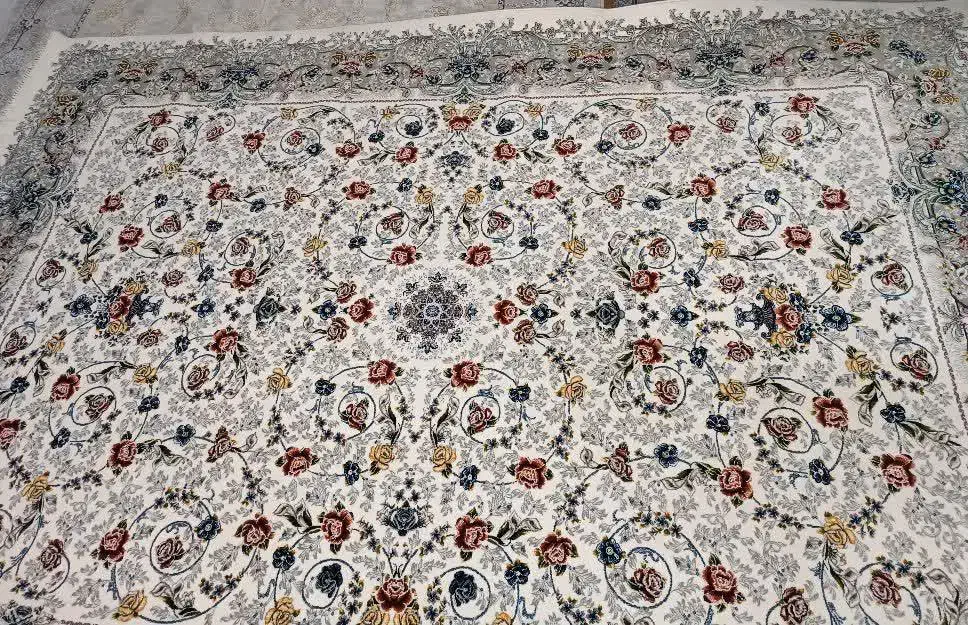 فرش ۹متری نو|فرش|کاشان, کارگر|دیوار