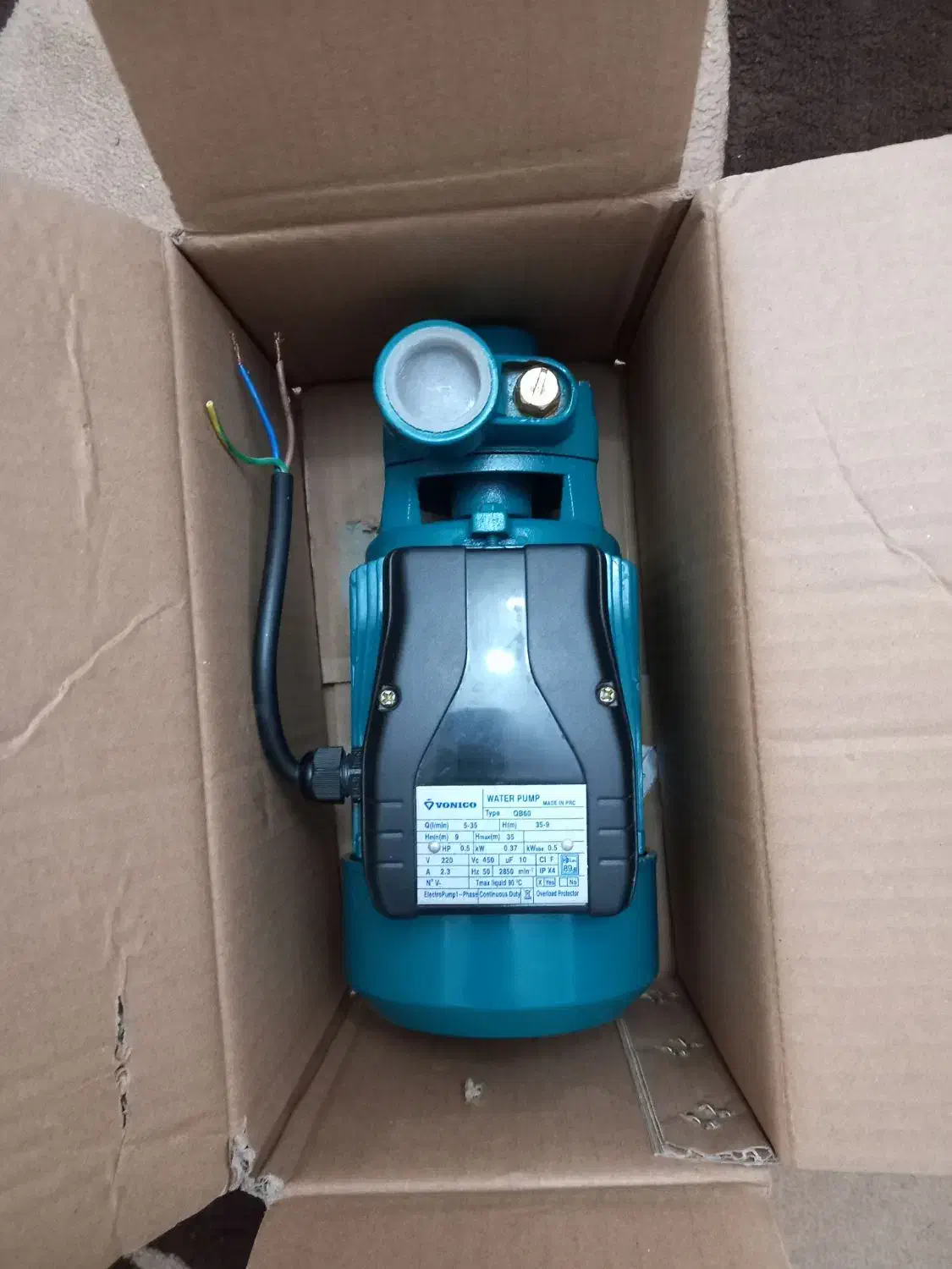 پمپ آب نیم اسب درحد نو|مصالح و تجهیزات ساختمان|رشت, حمیدیان|دیوار