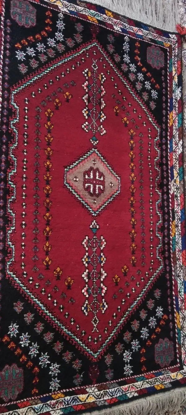 قالیچه دستبافت سنتی|گلیم، جاجیم، گبه|شیراز, داریون|دیوار