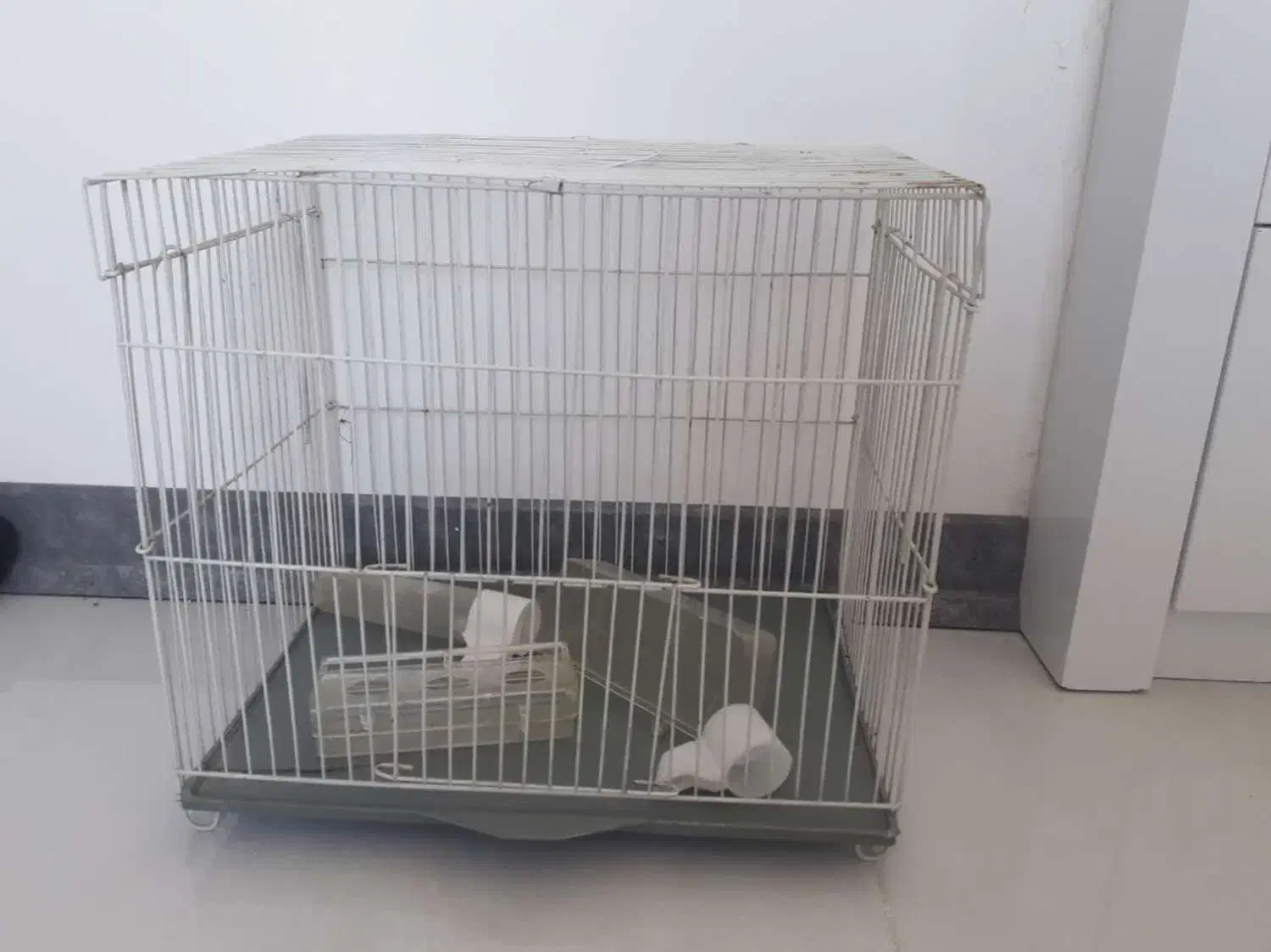 قفس پرنده با لوازم و کاور|لوازم جانبی حیوانات|مشهد, موسوی قوچانی|دیوار