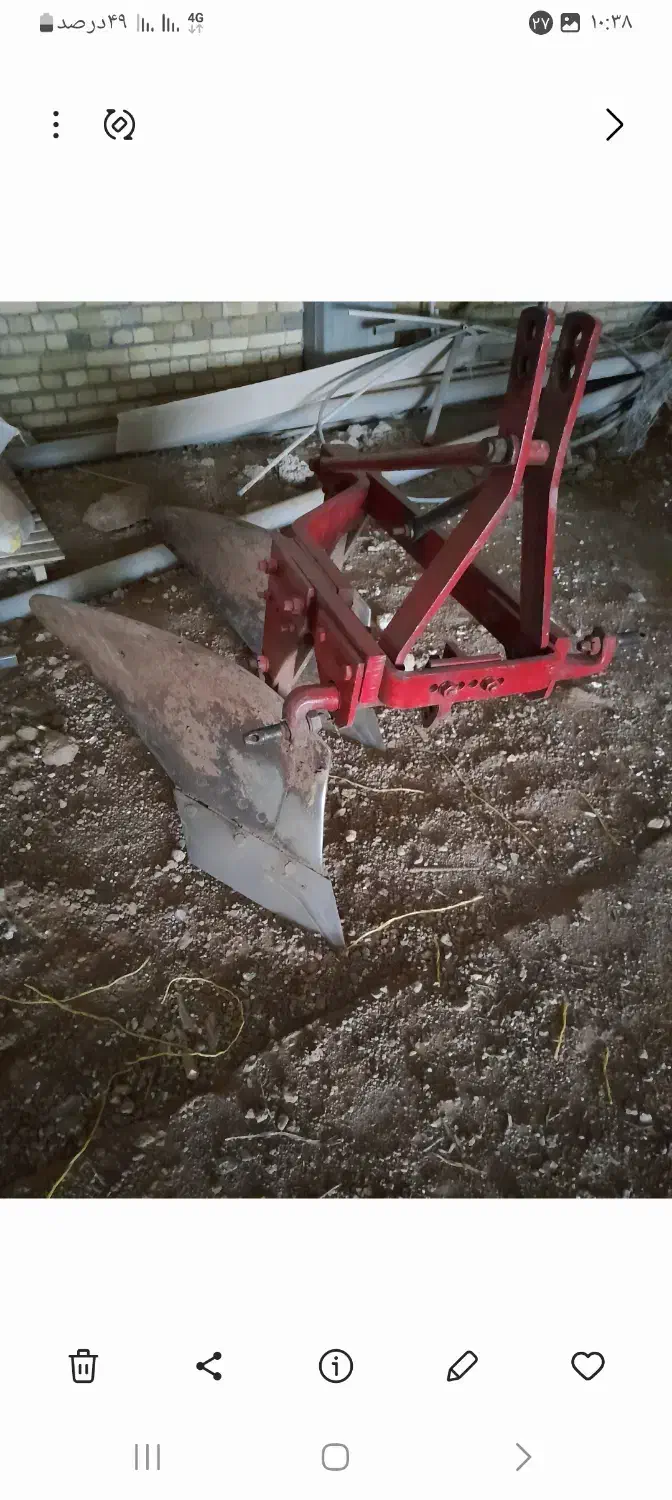 فروش گاوآهن ۲ خیش|ماشین‌آلات صنعتی|الشتر, |دیوار