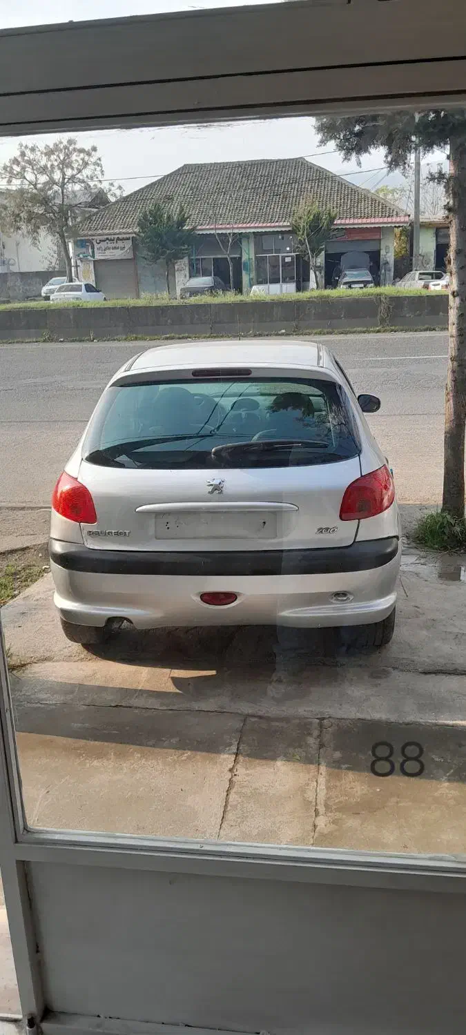 206 تیپ ۲ مدل ۸۸ شاسی سالم|خودرو سواری و وانت|لوندویل, |دیوار